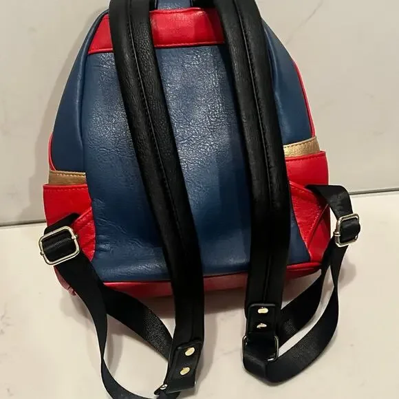 Captain Marvel Loungefly Mini Backpack - Picture 2 of 3